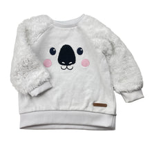 Load image into Gallery viewer, Unisex Sprout, fleece lined sweater / jumper, koala, EUC, size 0,  