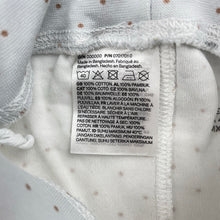 Load image into Gallery viewer, Unisex H&amp;M, organic cotton footed leggings / bottoms, FUC, size 00,  