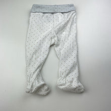 Load image into Gallery viewer, Unisex H&amp;M, organic cotton footed leggings / bottoms, FUC, size 00,  