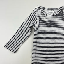 Load image into Gallery viewer, Unisex Bonds, striped cotton long sleeve top, GUC, size 000,  