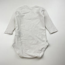 Load image into Gallery viewer, Unisex Seed, Heritage embroidered stretchy romper, FUC, size 00,  