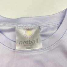 Load image into Gallery viewer, Girls Netball Australia, Net Set Go sports top, EUC, size 6,  