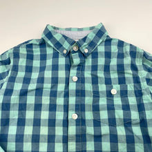 Load image into Gallery viewer, Boys Target, checked cotton long sleeve shirt, GUC, size 8,  