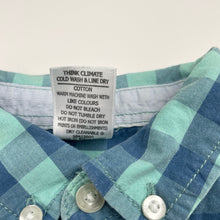 Load image into Gallery viewer, Boys Target, checked cotton long sleeve shirt, GUC, size 8,  