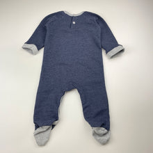 Load image into Gallery viewer, Unisex Korango, embroidered coverall / romper, penguin, FUC, size 0,  