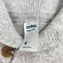 Load image into Gallery viewer, Boys Anko, grey knitted sweater / jumper, FUC, size 4,  