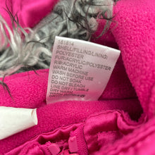 Load image into Gallery viewer, Girls Junior Zone, fleece lined hooded pink satin vest, GUC, size 8,  