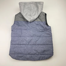Load image into Gallery viewer, Boys H&amp;M, hooded puffer vest / sleeveless jacket, GUC, size 3,  