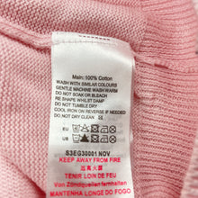 Load image into Gallery viewer, Girls Pumpkin Patch, pink knitted cotton cardigan, EUC, size 9,  