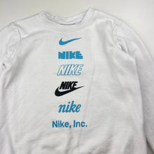 Load image into Gallery viewer, Unisex Nike, fleece lined sweater / jumper, light mark left cuff, FUC, size 5-6,  