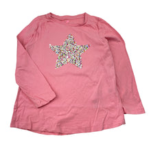 Load image into Gallery viewer, Girls Cotton On, flip sequin cotton long sleeve tee / top, FUC, size 6,  