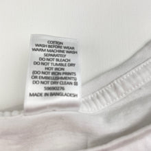 Load image into Gallery viewer, Unisex Target, white cotton long sleeve tee / top, EUC, size 8,  