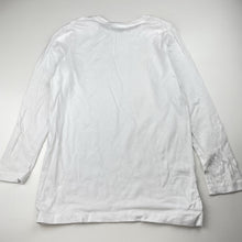 Load image into Gallery viewer, Unisex Target, white cotton long sleeve tee / top, EUC, size 8,  