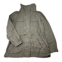 Load image into Gallery viewer, Girls Tilii, khaki cotton jacket / coat, GUC, size 9,  
