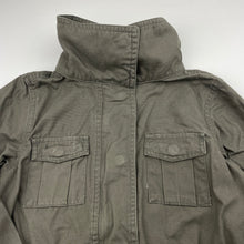 Load image into Gallery viewer, Girls Tilii, khaki cotton jacket / coat, GUC, size 9,  