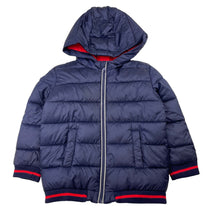 Load image into Gallery viewer, Unisex Higgledee, navy puffer jacket / coat, EUC, size 2,  