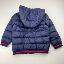 Load image into Gallery viewer, Unisex Higgledee, navy puffer jacket / coat, EUC, size 2,  