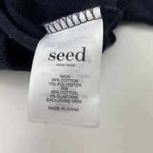 Load image into Gallery viewer, Unisex Seed, Heritage embroidered navy sweater, EUC, size 00,  