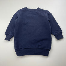 Load image into Gallery viewer, Unisex Seed, Heritage embroidered navy sweater, EUC, size 00,  