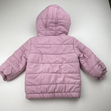 Load image into Gallery viewer, Girls Anko, hooded puffer jacket / coat, EUC, size 1,  