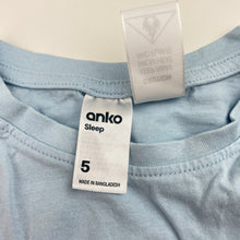 Load image into Gallery viewer, Boys Anko, cotton long sleeve pyjama top, dinosaur, FUC, size 5,  