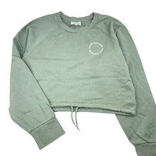 Load image into Gallery viewer, Girls Seed, cropped cotton sweater / jumper, small marks on back, FUC, size 14,  