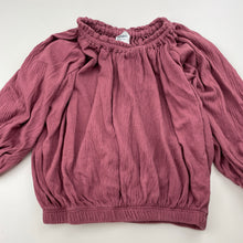 Load image into Gallery viewer, Girls Anko, crinkle stretch cotton long sleeve top, GUC, size 2,  