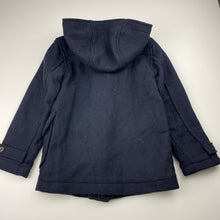 Load image into Gallery viewer, Boys Fun Spirit, navy wool blend duffle coat, FUC, size 5,  