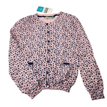 Load image into Gallery viewer, Girls Lily &amp; Dan, pink &amp; navy floral cotton cardigan, NEW, size 8,  