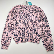 Load image into Gallery viewer, Girls Lily &amp; Dan, pink &amp; navy floral cotton cardigan, NEW, size 8,  
