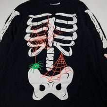 Load image into Gallery viewer, Unisex Target, cotton long sleeve pyjama top, skeleton, EUC, size 12,  