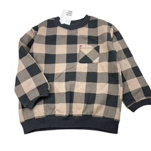 Load image into Gallery viewer, Boys H&amp;M, checked fleece lined sweater / jumper, NEW, size 4,  