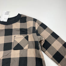 Load image into Gallery viewer, Boys H&amp;M, checked fleece lined sweater / jumper, NEW, size 4,  
