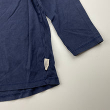 Load image into Gallery viewer, Boys Zara, navy cotton long sleeve top, GUC, size 6,  