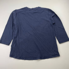 Load image into Gallery viewer, Boys Zara, navy cotton long sleeve top, GUC, size 6,  