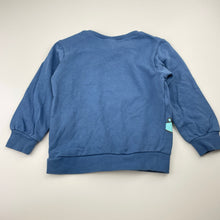 Load image into Gallery viewer, Boys Lily &amp; Dan, fleece lined cotton sweater / jumper, dinosaurs, EUC, size 2,  