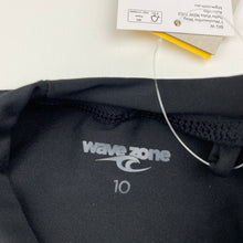 Load image into Gallery viewer, Unisex Wave Zone, UPF 50+ short sleeve rashie / swim top, NEW, size 10,  