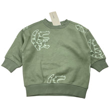 Load image into Gallery viewer, Boys Target, fleece lined sweater / jumper, crocodiles, NEW, size 1,  