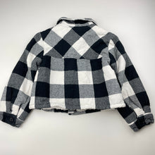Load image into Gallery viewer, Girls MAX STUDIO kids, fleece lined wadded cotton jacket / shacket, GUC, size 6,  