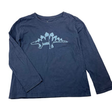 Load image into Gallery viewer, Boys Anko, navy cotton long sleeve top, dinosaur, GUC, size 5,  