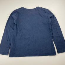 Load image into Gallery viewer, Boys Anko, navy cotton long sleeve top, dinosaur, GUC, size 5,  