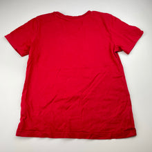 Load image into Gallery viewer, Unisex B&amp;L, red organic cotton tee / top, GUC, size 10,  