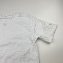 Load image into Gallery viewer, Unisex Favourites, white cotton tee / top, EUC, size 10,  