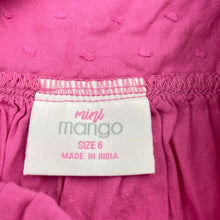 Load image into Gallery viewer, Girls Mango, lightweight cotton summer top, GUC, size 6,  