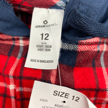Load image into Gallery viewer, Boys Urban Supply, cotton long sleeve hooded shirt, NEW, size 12,  