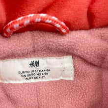 Load image into Gallery viewer, Girls H&amp;M, fleece lined ski jacket / coat, no hood, EUC, size 5,  