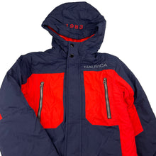 Load image into Gallery viewer, Boys NAUTICA, navy &amp; orange jacket / coat, outer layer only (no vest), EUC, size 8,  