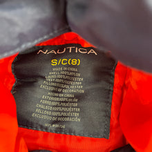 Load image into Gallery viewer, Boys NAUTICA, navy &amp; orange jacket / coat, outer layer only (no vest), EUC, size 8,  