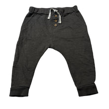 Load image into Gallery viewer, Boys Anko, grey cotton pants / bottoms, elasticated, GUC, size 0,  