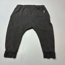 Load image into Gallery viewer, Boys Anko, grey cotton pants / bottoms, elasticated, GUC, size 0,  